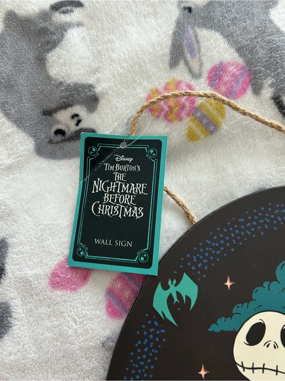 Jack & Sally Oval Wall Plaque